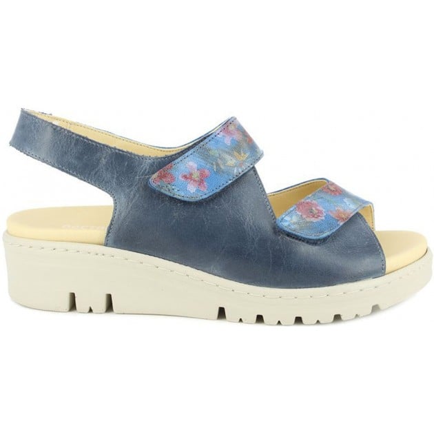 Sandalias de mujer Doctor Cutillas 36131 Autoadherente MARINO