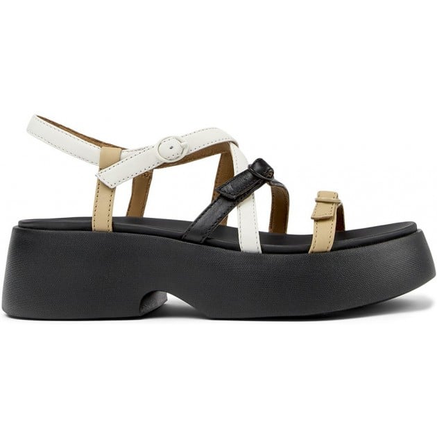 Sandalias de piel CAMPER Twins K201713 NEGRO_004 Sandalias de piel CAMPER Twins K201713 NEGRO_004