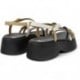 Sandalias de piel CAMPER Twins K201713 NEGRO_004