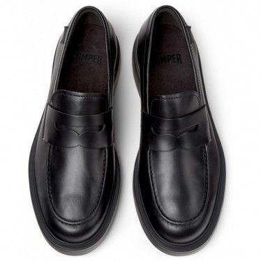 Mocasines náuticos de piel CAMPER Dean K101045 NEGRO_001