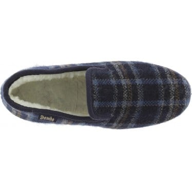 Pantuflas unisex Victoria 200301M Confortable Cuadros MARINO