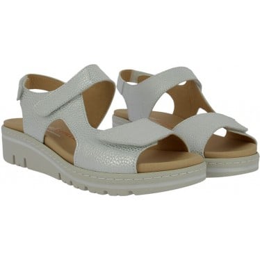 Sandalias de mujer Doctor Cutillas 36150 Autoadherente BLANCO
