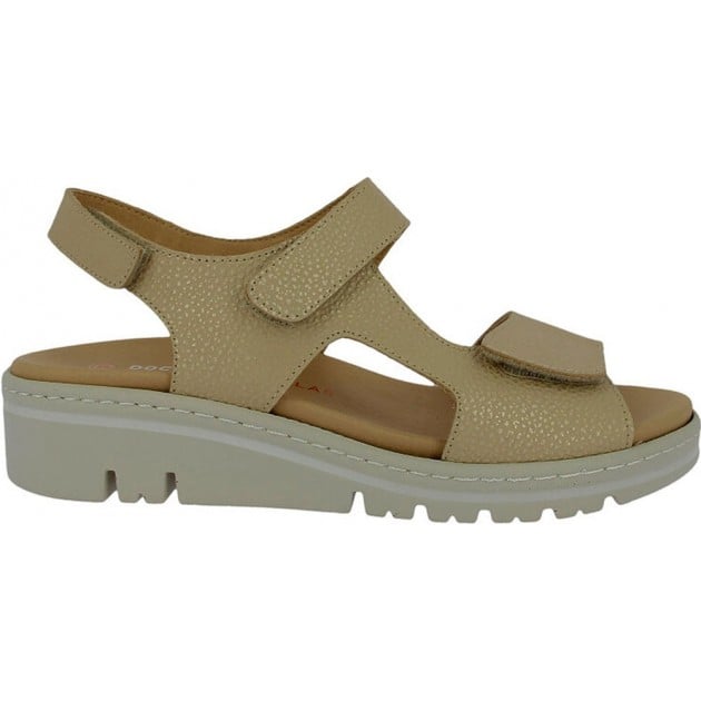 Sandalias de mujer Doctor Cutillas 36150 Autoadherente PLATINO Sandalias de mujer Doctor Cutillas 36150 Autoadherente PLATINO