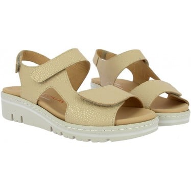 Sandalias de mujer Doctor Cutillas 36150 Autoadherente PLATINO