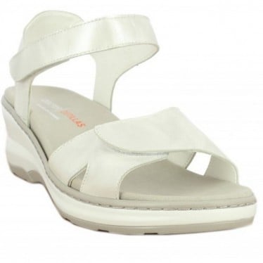 Sandalia de mujer Doctor Cutillas 47511 Autoadherente BLANCO