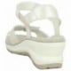 Sandalia de mujer Doctor Cutillas 47511 Autoadherente BLANCO