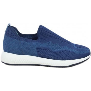 Deportivas pala elástica de mujer Doctor Cutillas 87303 INDIGO
