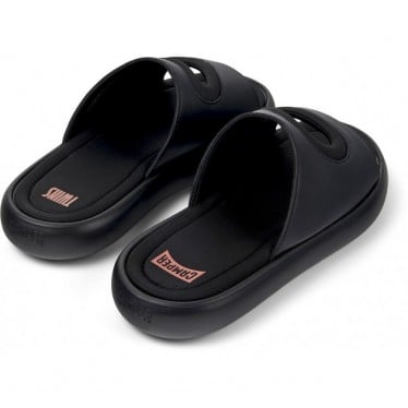 Chanclas de piel CAMPER Twins K100939 NEGRO_001