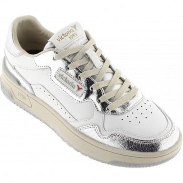 Deportivas para mujer Victoria 8800121 Metal Crack C80 PLATA