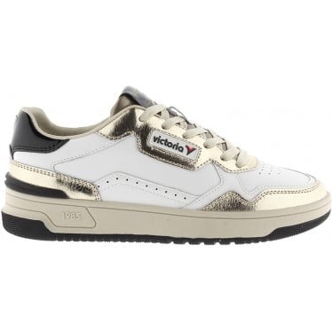 Deportivas para mujer Victoria 8800121 Metal Crack C80 ORO