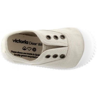 Zapatillas lona unisex Victoria 106627 Inglesa Elástico HIELO