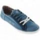 Deportiva para chica Victoria 106310 Lona AZUL