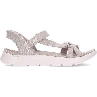 Sandalias para mujer SKECHERS Go Walk Flex Illuminate 141481 TAUPE