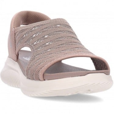 Sandalias de mujer SKECHERS Ultra Flex Sun Warmth 119805 MOCHA