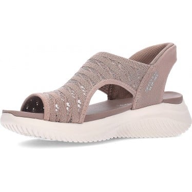 Sandalias de mujer SKECHERS Ultra Flex Sun Warmth 119805 MOCHA
