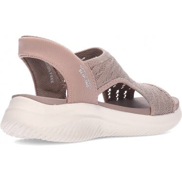 Sandalias de mujer SKECHERS Ultra Flex Sun Warmth 119805 MOCHA