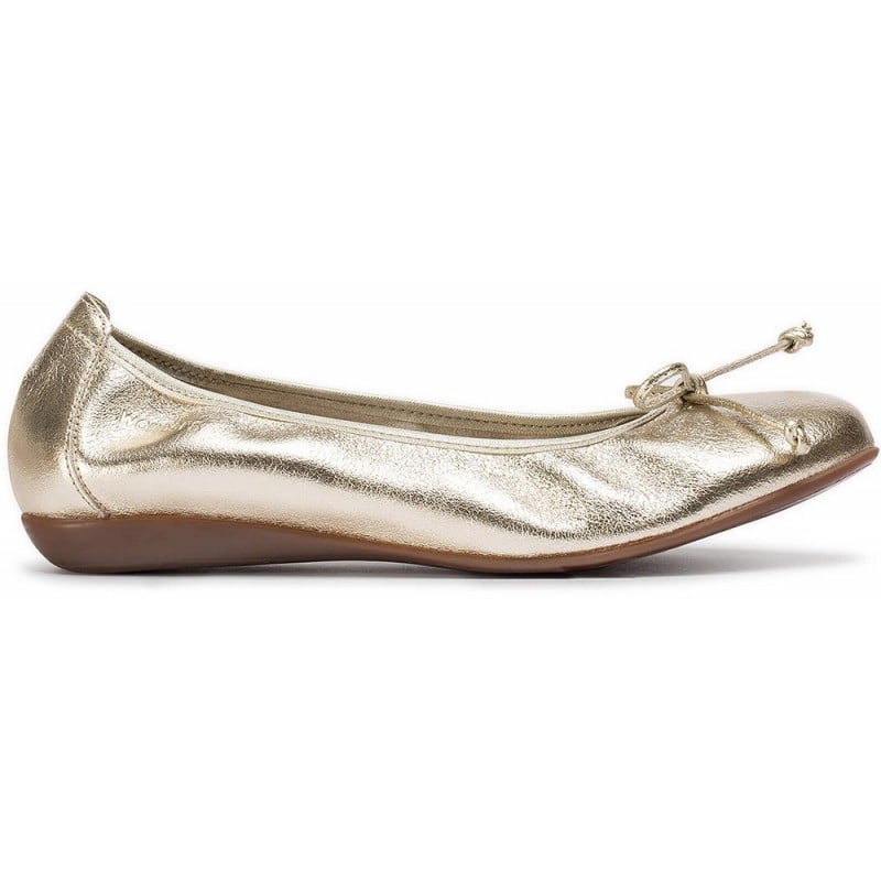 Bailarinas planas WONDERS Bo A-61112 PLATINO