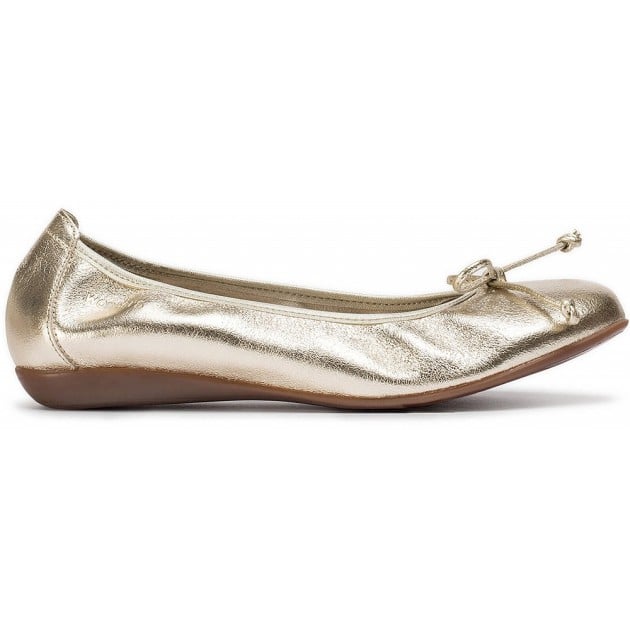Bailarinas planas WONDERS Bo A-61112 PLATINO