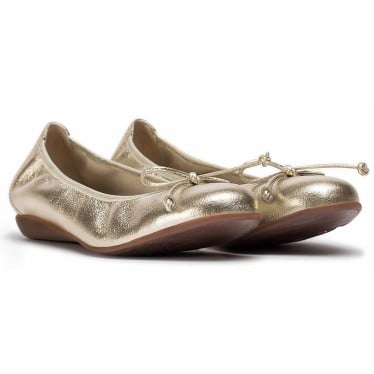 Bailarinas planas WONDERS Bo A-61112 PLATINO