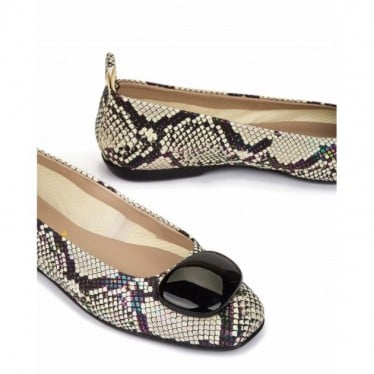 Bailarinas para mujer Wonders A-86120 FEI SNAKE_OFF