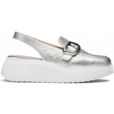 Mocasín destalonado WONDERS Acalia A-3624 PLATA