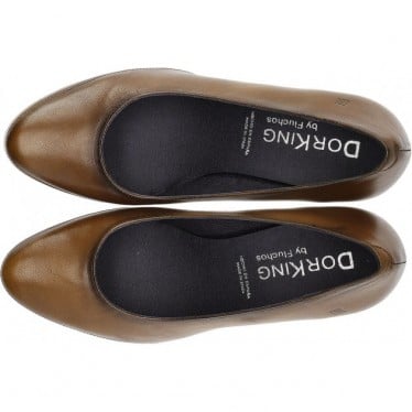 Zapatos Fluchos Dorking D5794-SU – Modelo Sugar, Color Negro BLESA – Tacón 6 Cm, Exterior De Cuero