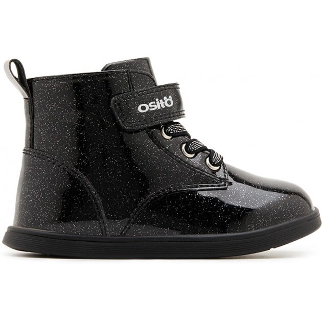 Botines de bebé Osito by Conguitos 156004 Glitter BLACK