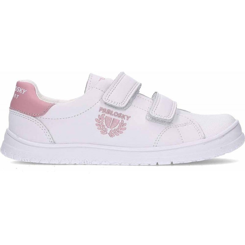 Deportiva barefoot para chica Pablosky 200007 Colegial BLANCO_ROSA