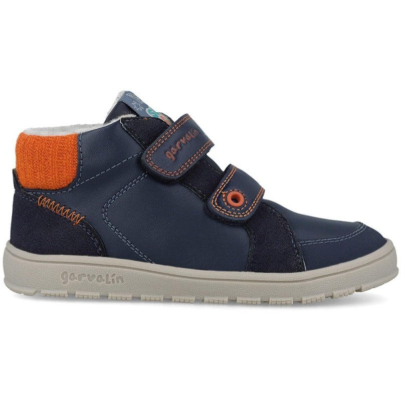 Botín para niño barefoot Garvalin 251504 Forro de borreguillo OCEAN_A183FB