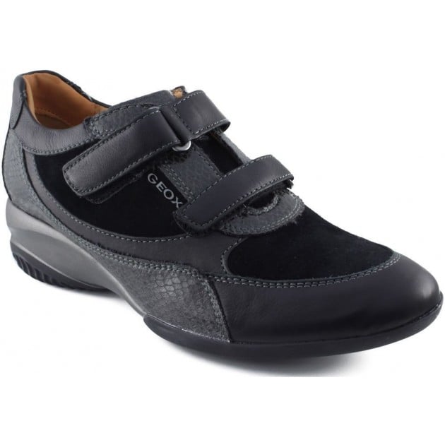 GEOX DEPORTIVA MUJER PITONE NEGRO
