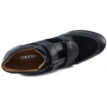 GEOX DEPORTIVA MUJER PITONE  NEGRO