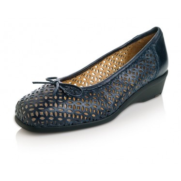 DRUCKER CALZAPEDIC BAILARINAS PERFORADAS  AZUL