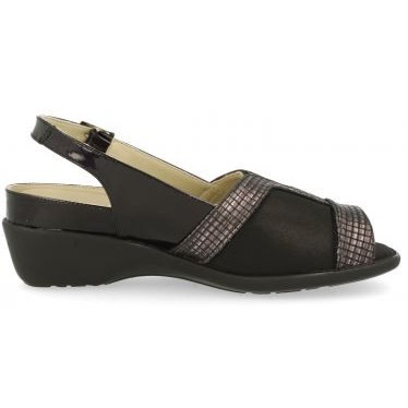 SANDALIAS PLANTILLA EXTRAIBLE DTORRES SABINA NEGRO