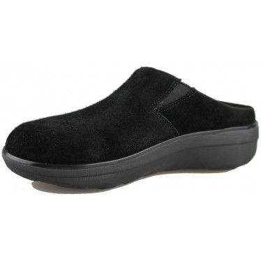 FITFLOP LOAFF SUEDE CLOGS  NEGRO