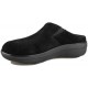 FITFLOP LOAFF SUEDE CLOGS  NEGRO
