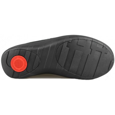FITFLOP LOAFF SUEDE CLOGS  NEGRO