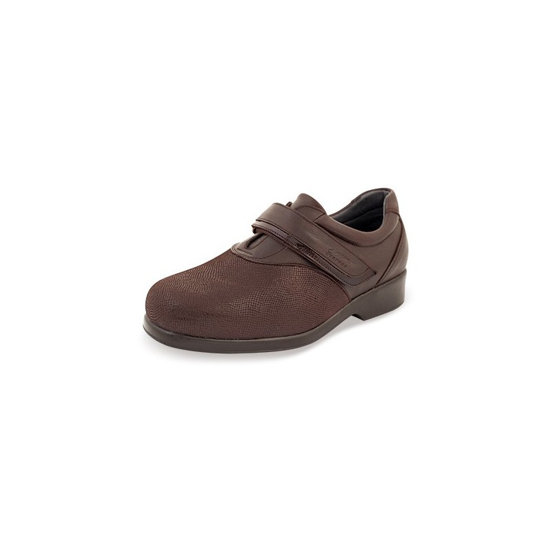 ZAPATOS DTORRES GARDA VELCRO W  MARRÓN A11