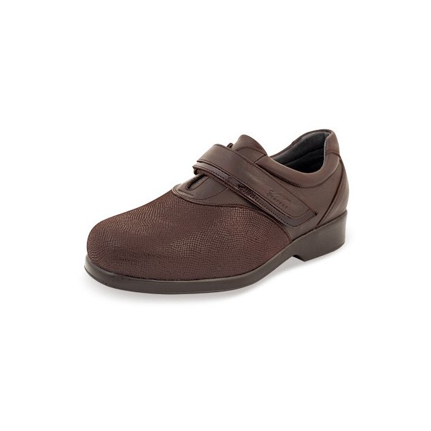 ZAPATOS DTORRES GARDA VELCRO W MARRÓN A11