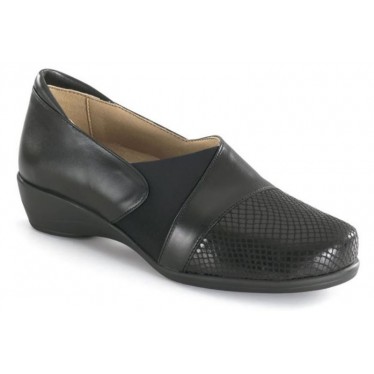 MOCASINES CALZAMEDI COMODO ANCHO ESPECIA  NEGRO