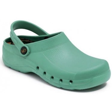 CALZAMEDI ZUECO SANITARIO PVC COMODO Y ANATOMICO UNISEX  VERDE