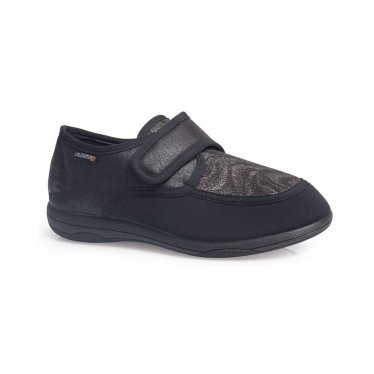 ZAPATILLAS CALZAMEDI SEÑOR EXTRA CÓMODAS 2 NEGRO