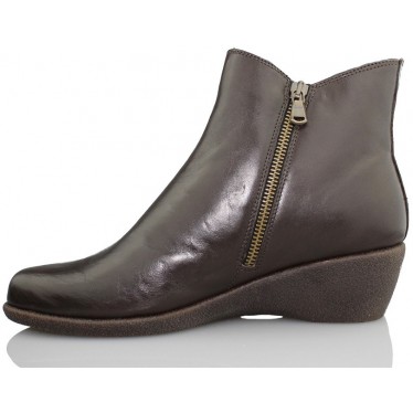 FLEXX BOTIN MUJER COMODO CUÑA  MARRON