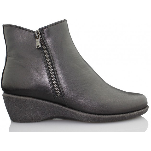 FLEXX BOTIN MUJER COMODO CUÑA NEGRO