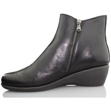 FLEXX BOTIN MUJER COMODO CUÑA  NEGRO