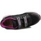 GEOX J TOP FLY BLACK FUCHSIA NIÑA DEPORTIVA  NEGRO