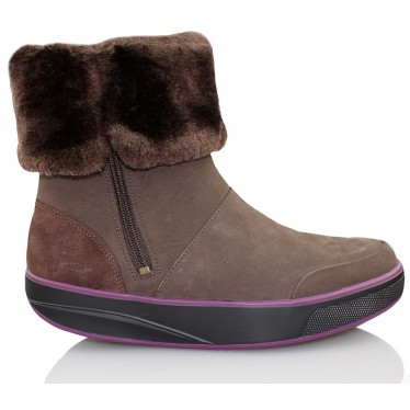 BOTINES MBT ZAKIYA AUTUNM MID ZIP W  COFFEE