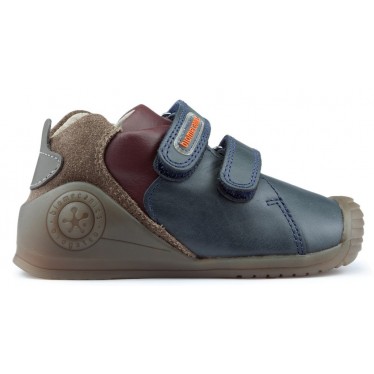 ZAPATILLAS BIOMECANICS NIÑO WILL  MARINO_CEREZA