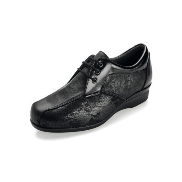 ZAPATOS DTORRES GENEVE DIABCARE ANCHO W NEGRO