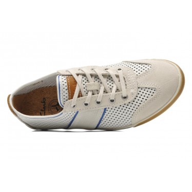 CLARKS MEGO WALK LEATHER M  WHITE